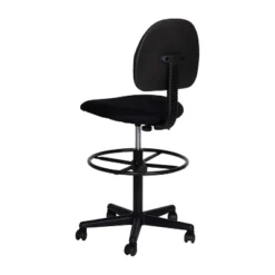 Emma And Oliver Black Fabric Mid-Back Drafting Chair With Back Depth Adjustment, Height Adjustable Swivel Seat And Footring 14 Emma And Oliver Black Fabric Mid-Back Drafting Chair With Back Depth Adjustment, Height Adjustable Swivel Seat And Footring -Emma And Oliver GUEST a5b06ee4 1caa 4257 98cf 442d481bcce9
