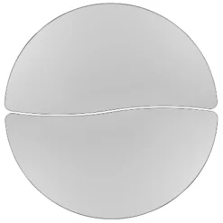 Emma And Oliver 2 Piece 47.5" Circle Wave Collaborative Grey Adjustable Activity Table Set -Emma And Oliver GUEST a5b82d68 839d 4eb6 a953 3af68d538422