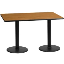 Emma And Oliver 30"x60" Rectangular Laminate Table With 18" Round Table Bases 10 Emma And Oliver 30"x60" Rectangular Laminate Table With 18" Round Table Bases -Emma And Oliver GUEST a89a8fc7 4c9c 4ab9 8d4e b3ca536a187b