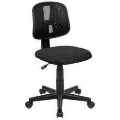 Emma And Oliver Mid-Back Mesh Swivel Task Office Chair With Pivot Back -Emma And Oliver GUEST a986f4c8 a377 4033 8d89 f9215d036e87