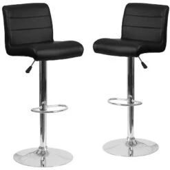 Emma And Oliver 2 Pack Contemporary Vinyl Adjustable Height Barstool With Rolled Seat And Chrome Base 16 Emma And Oliver 2 Pack Contemporary Vinyl Adjustable Height Barstool With Rolled Seat And Chrome Base -Emma And Oliver GUEST ab75d3df f99a 48a0 bfba c3a28dbea4ef