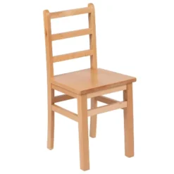 Emma And Oliver Kids Natural Solid Wood Table And Chair Set For Classroom, Playroom, Kitchen -Emma And Oliver GUEST ac0bf1aa 346d 4245 acb6 f1326d1719c9