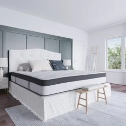 Emma And Oliver 12 Inch Hybrid Memory Foam Pocket Spring Mattress, Mattress In A Box