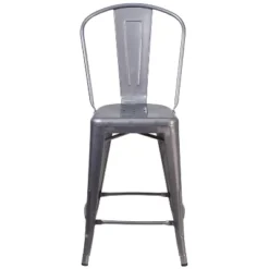 Emma And Oliver 24"H Clear Coated Indoor Counter Height Stool With Back 14 Emma And Oliver 24"H Clear Coated Indoor Counter Height Stool With Back -Emma And Oliver GUEST acd61271 d8d9 4643 b110 66aeee484703