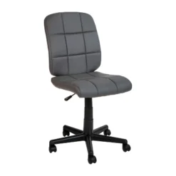 Emma And Oliver Mid-Back Quilted Vinyl Swivel Task Office Chair -Emma And Oliver GUEST adc034b9 a7e1 46cc 9360 1e5a15c0caf6