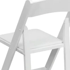 Emma And Oliver 2 Pack Wedding Party Event Wood Folding Chair With Vinyl Padded Seat -Emma And Oliver GUEST ae00c338 5b04 4fab 9aa1 f06150018b3c