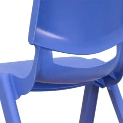 Emma And Oliver 4 Pack Plastic Stack School Chair With 12" Seat Height - Kids Chair -Emma And Oliver GUEST af0105dc 60d1 40ed a7c3 c6128819b553
