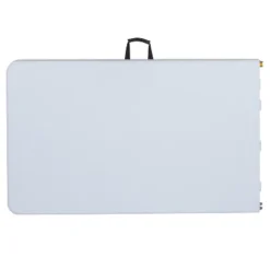Emma And Oliver 8-Foot Height Adjustable Bi-Fold Granite White Plastic Folding Table With Handle 9 Emma And Oliver 8-Foot Height Adjustable Bi-Fold Granite White Plastic Folding Table With Handle -Emma And Oliver GUEST aff7474a 9aa3 46f3 8a07 32ba0afc8d5d