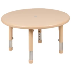 Emma And Oliver 33" Round Plastic Height Adjustable Activity Table Set With 4 Chairs 15 Emma And Oliver 33" Round Plastic Height Adjustable Activity Table Set With 4 Chairs -Emma And Oliver GUEST b04d97a7 9bff 4147 aaad 47f3341e23cc