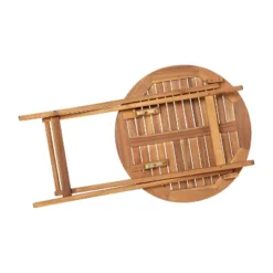 Emma And Oliver All-Weather Three Piece Solid Acacia Wood Patio Bistro Set With Two Folding Chairs And Table 17 Emma And Oliver All-Weather Three Piece Solid Acacia Wood Patio Bistro Set With Two Folding Chairs And Table -Emma And Oliver GUEST b13bd3ad d123 4771 bf47 70ac84aaca64