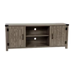 Emma And Oliver 59 Inch Barn Door TV Stand Fits Up To 65" TV's With Adjustable Shelf -Emma And Oliver GUEST b163901b fb3c 4c9a 86c0 885d630fec13