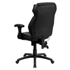 Emma And Oliver High Back Black LeatherSoft Multifunction Ergonomic Office Chair, Lumbar Knob -Emma And Oliver GUEST b317d821 5f5e 4028 97b4 e885559bbf4c
