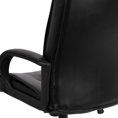 Emma And Oliver High Back Multi-Line Stitch Executive Swivel Office Chair With Arms 5 Emma And Oliver High Back Multi-Line Stitch Executive Swivel Office Chair With Arms - Image 5