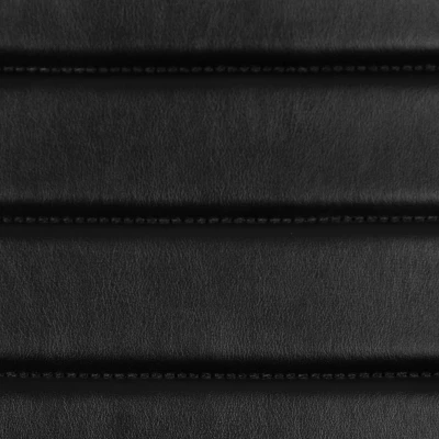 Emma And Oliver Mid-Back Armless LeatherSoft Ribbed Executive Swivel Office Chair 3 Emma And Oliver Mid-Back Armless LeatherSoft Ribbed Executive Swivel Office Chair - Image 3