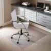 3'x4' Rectangle Solid Office Chair Mat Clear - Emma And Oliver