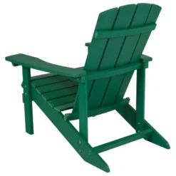 Emma And Oliver All-Weather Adirondack Chair In Faux Wood -Emma And Oliver GUEST b5d7eb12 ef67 41fb 9842 71507567fc37