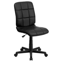 Emma And Oliver Mid-Back Quilted Vinyl Swivel Task Office Chair -Emma And Oliver GUEST b64eee72 e574 4bba b642 19cf0c64fc2b