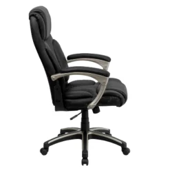 Emma And Oliver High Back Folding Black LeatherSoft Executive Swivel Office Chair With Arms -Emma And Oliver GUEST b7ca8824 1fa0 4992 acf1 58d779eb13cb
