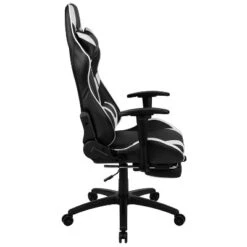 Emma And Oliver Racing Gaming Ergonomic Chair With Reclining Back, Footrest In Red LeatherSoft -Emma And Oliver GUEST b8023dd3 c8f7 46cd 8db0 f07dc3ebbee5