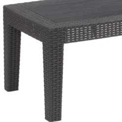 Emma And Oliver Outdoor Rattan Coffee Table -Emma And Oliver GUEST b91c45c4 79f5 4448 865d c8950b3cbca6