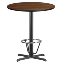 Emma And Oliver 36" Round Laminate Bar Table With 30"x30" Foot Ring Base 9 Emma And Oliver 36" Round Laminate Bar Table With 30"x30" Foot Ring Base -Emma And Oliver GUEST b97c5c67 5742 4e60 add8 18b5f31efee0