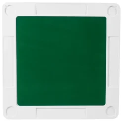 Emma And Oliver 34.5" Square 4-Player Folding Card Game Table With Green Felt And Cup Holders -Emma And Oliver GUEST ba827e6d 6908 4d95 afc8 1aa7e30a0013