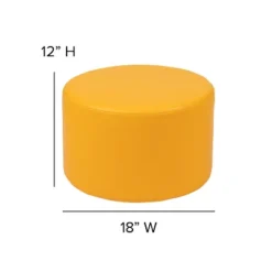 Emma And Oliver Soft Seating Flexible Circle For Classrooms - 12" Seat Height -Emma And Oliver GUEST bc4f10df 324c 472e 818e dfafbf5a9f38