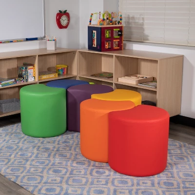 Emma And Oliver 18"H Soft Seating Flexible Moon For Classrooms And Common Spaces 3 Emma And Oliver 18"H Soft Seating Flexible Moon For Classrooms And Common Spaces - Image 3