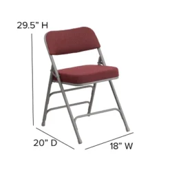 Emma And Oliver 2 Pack Premium Curved Triple Braced & Hinged Fabric Upholstered Metal Folding Chair 15 Emma And Oliver 2 Pack Premium Curved Triple Braced & Hinged Fabric Upholstered Metal Folding Chair -Emma And Oliver GUEST bdc16fb7 488b 4ed1 8276 e7e0c34009dc
