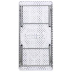 Emma And Oliver 4.93-Foot Kid's Granite White Plastic Folding Activity Table - Play Table -Emma And Oliver GUEST c1988e5a f1dc 4439 ade1 331192093d40