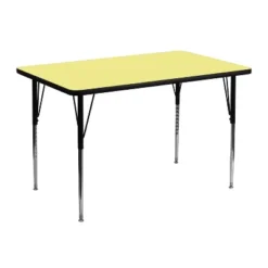 Emma And Oliver 30x48 Rectangle Laminate Adjustable Activity Table -Emma And Oliver GUEST c2cc41a1 fa56 496b 89d8 0c786d5e89a0