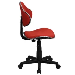 Emma And Oliver Red Fabric Swivel Ergonomic Task Office Chair -Emma And Oliver GUEST c433ea6e 2a51 4b22 91d8 2abf669c0e2c