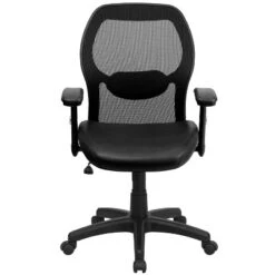Emma And Oliver Mid-Back Super Mesh Executive Swivel Office Chair With Adjustable Arms -Emma And Oliver GUEST c4c31458 4310 424f 92f1 4af35c2f3cd6