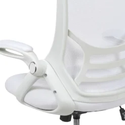 Emma And Oliver High Back White Mesh Ergonomic Office Chair With White Frame And Flip-up Arms 17 Emma And Oliver High Back White Mesh Ergonomic Office Chair With White Frame And Flip-up Arms -Emma And Oliver GUEST c6ab7926 1cb7 4930 9518 72ba542f4e0a