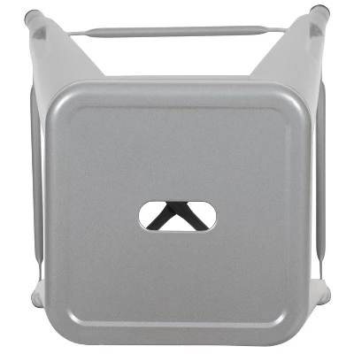 Emma And Oliver 4 Pack 24" High Metal Indoor Counter Bar Stool - Stackable Stool 7 Emma And Oliver 4 Pack 24" High Metal Indoor Counter Bar Stool - Stackable Stool - Image 7