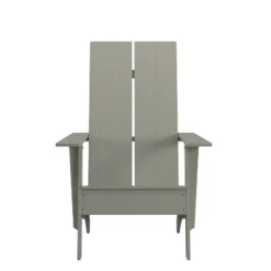 Emma And Oliver Set Of 2 Modern Dual Slat Back Indoor/Outdoor Adirondack Style Chairs -Emma And Oliver GUEST cc75f861 595a 40fb 8216 d3f2733d5e05