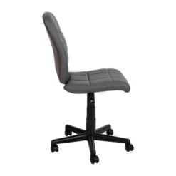 Emma And Oliver Mid-Back Quilted Vinyl Swivel Task Office Chair -Emma And Oliver GUEST cc7b20cf 8c2e 4c9e 85e2 fbdb6027094c