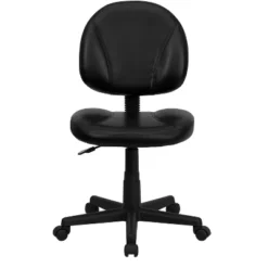 Emma And Oliver Mid-Back Black LeatherSoft Ergonomic Task Office Chair - Back Depth Adjustment 16 Emma And Oliver Mid-Back Black LeatherSoft Ergonomic Task Office Chair - Back Depth Adjustment -Emma And Oliver GUEST cd7e7023 13ec 4ccb b932 0a46ebe74b48
