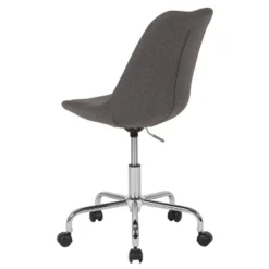 Emma And Oliver Mid-Back Dark Gray Fabric Pneumatic Lift Task Office Chair -Emma And Oliver GUEST ce67a46d 566b 4a6d ac7e 9acf54ed2f53