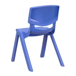 Emma And Oliver 2 Pack Plastic Stackable School Chair With 12"H Seat, Preschool Seating -Emma And Oliver GUEST d08ccd48 fd2a 4735 9ce8 f376158f709a
