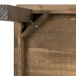 Emma And Oliver 60" X 38" Rectangular Antique Rustic Solid Pine Farm Dining Table -Emma And Oliver GUEST d15f3e93 7097 4880 9ad3 a32681a257bd