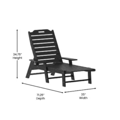 Emma And Oliver Set Of 2 Poly Resin Adjustable Adirondack Lounger With Swivel Cup Holder For Indoor/Outdoor Use -Emma And Oliver GUEST d2848410 9fc0 4bcf a4f0 52faa5a28d53