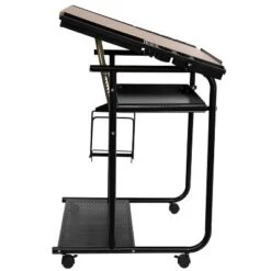 Emma And Oliver Adjustable Drawing And Drafting Table With Dual Wheel Casters 15 Emma And Oliver Adjustable Drawing And Drafting Table With Dual Wheel Casters -Emma And Oliver GUEST d2d30d0b f360 41ff b830 bd031f400272