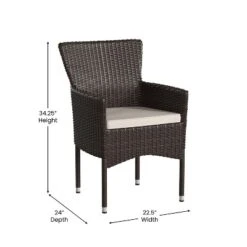 Emma And Oliver Set Of 4 Modern Wicker Patio Chairs With Removable Cushions For Indoor And Outdoor Use 17 Emma And Oliver Set Of 4 Modern Wicker Patio Chairs With Removable Cushions For Indoor And Outdoor Use -Emma And Oliver GUEST d335b40d 7a63 40e7 83f6 2a19dc35ee95