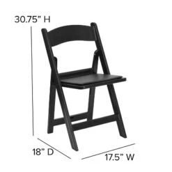 Emma And Oliver Set Of 4 800 Lb Weight Capacity Indoor/Outdoor Resin Folding Chairs -Emma And Oliver GUEST d441123f b871 4e36 9a3e 3f1fb135d3ea