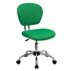 Emma And Oliver Mid-Back Mesh Padded Swivel Task Office Chair With Chrome Base -Emma And Oliver GUEST d52bec1f b2f7 449b 925d f0e70babb0f6