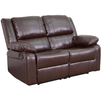 Emma And Oliver Bustle Back Loveseat With Two Built-In Recliners 11 Emma And Oliver Bustle Back Loveseat With Two Built-In Recliners - Image 11