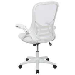 Emma And Oliver High Back White Mesh Ergonomic Office Chair With White Frame And Flip-up Arms 20 Emma And Oliver High Back White Mesh Ergonomic Office Chair With White Frame And Flip-up Arms -Emma And Oliver GUEST d8d6a538 8b67 48f5 89f0 a2f8d9638aba