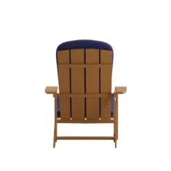 Emma And Oliver Set Of Two All-Weather Polyresin Adirondack Chairs With Cushions -Emma And Oliver GUEST d91e24f3 d649 4481 84f5 5486acc5be83