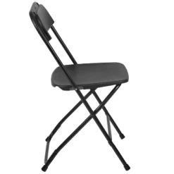 Emma And Oliver Set Of 6 Stackable Folding Plastic Chairs - 650 LB Weight Capacity -Emma And Oliver GUEST da384427 80a7 4e55 b041 f0e4815d0f6e